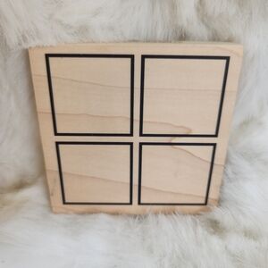 EUC Stamp It! '#I1705 Block Group #5' Rubber Stamp